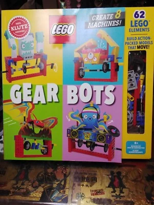 (Lego Gear Bots w/Lego Instruction Book) Create 8 Different Machines  New in Box - Image 1 of 4