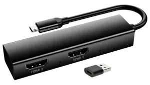 USB 3.0 HD Video Capture Dongle With 2 HD Inputs For 2-Channel Split Recording - Picture 1 of 9