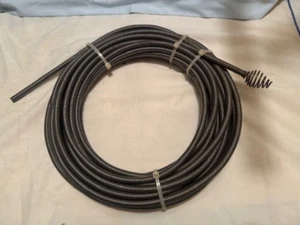 NEW / OLD STOCK DRAIN SNAKE 3/8" X 50 FT CABLE ONLY - FOR SINK / DRAINS/ TUB - Bild 1 von 9