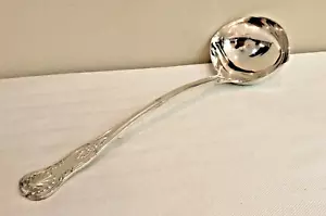 Antique Kings Ladle Serving Spoon 12.5” VTG Rogers Silver Co Silverplated Italy - Picture 1 of 12