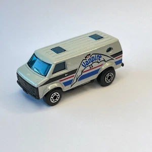 Matchbox Chevy Van Vanpire Tampo Silver Body Black Base Mint Rarität - Bild 1 von 7