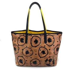 MCM Munich Lindo Monstruos Logograma Bolso de Hombro Marrón/Negro - Imagen 1 de 9