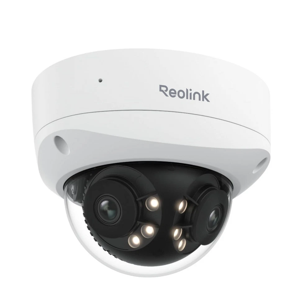 Reolink Duo3VPoE 16MP Dual-Lens Security Camera 180° Panoramic IK10 Vandal-Proof - Image 1 of 4