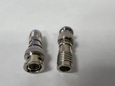 50PCS CONNETTORE COASSIALE COMPRESSIONE BNC RG59 CAVO CCTV MASCHIO - Immagine 1 di 3