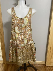 Replay Summer Floral Silk Top, Size Small - Picture 1 of 5