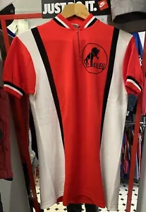 Tour de France Vintage Trikot F.C. BELLEU RARE JERSEY 70s 80s Cycling L - Bild 1 von 6