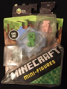 Minecraft Minifiguren Serie 1 Kriecherschwein Skelett werkseitig versiegelt - Bild 1 von 6