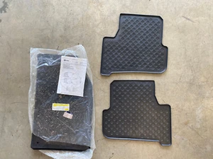 SAAB 9000 New Old Stock NoS OEM Black Rubber Mats Full Set Ex-Dealer Inventory - Picture 1 of 8