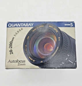 QUANTARAY 28-200mm f/3.5-5.6 AUTOFOCUS ZOOM LENS For CANON AF 25-166-4595 - New - Picture 1 of 6
