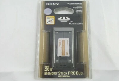 Sony 256MB Memory Stick PRO Duo Card (MSX-M256A) - Image 1 of 2