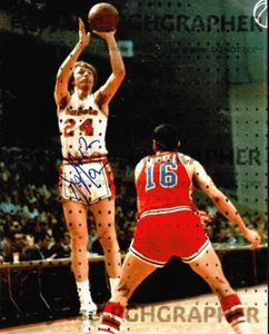 8x10 autografiado firmado por Jack Marin - Baltimore Bullets - Rockets - Bulls - Duke - Imagen 1 de 1