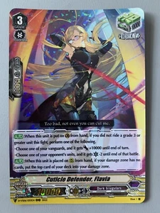 CARDFIGHT VANGUARD CUTICOLE DEFENDER FLAVIA (OSCURO IRREGOLARE) D-VS06/055EN RRR - Foto 1 di 6