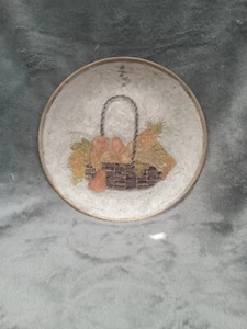 Vintage Brass and Enamel Cloisonne Plate - Picture 1 of 3
