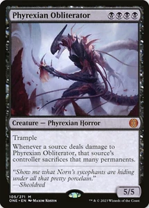 MTG Phyrexian Obliterator ONE NM Fabelwesen Phyrexian Horror 105 - Bild 1 von 2