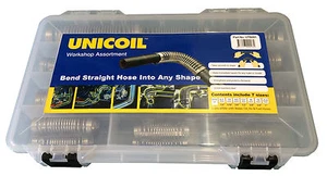 UNICOIL WORKSHOP ASSORTMENT - 20 PIECE - 7 SIZES - BEND STRAIGHT HOSE INTO SHAPE - Picture 1 of 9