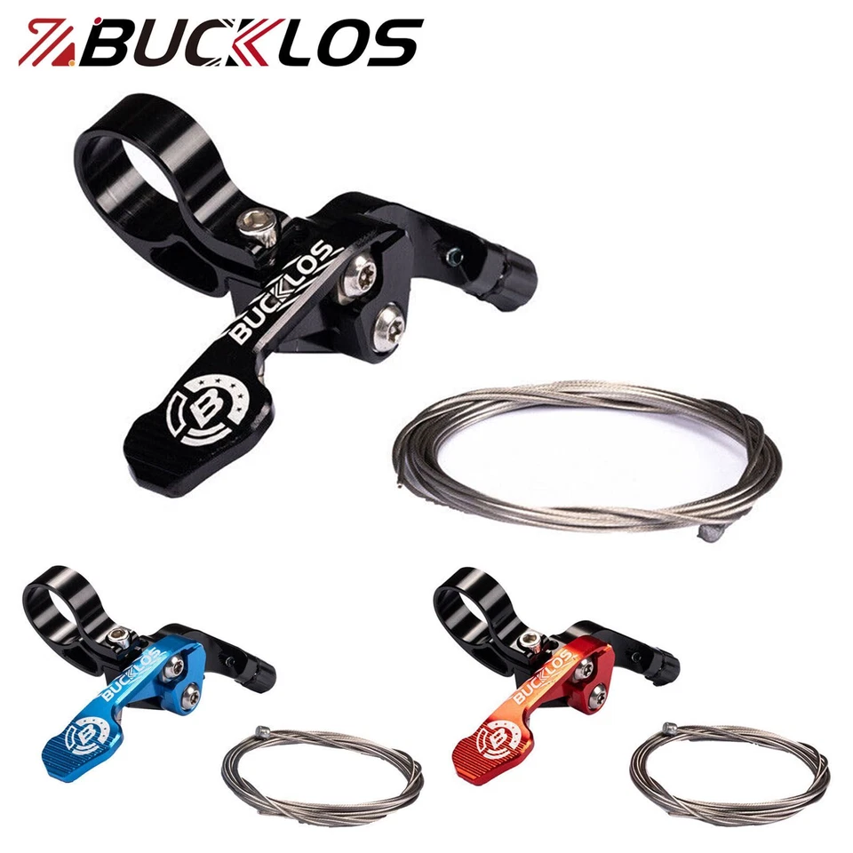 BUCKLOS Remote Hebel Fahrrad Dropper Sattelstütze Aluminium Teleskop Fahrradteil - Bild 1 von 4