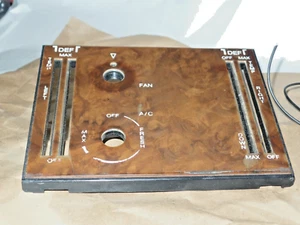 Mercedes AC Climate Control Panel 450slc 450sl sl 107 w107 450 r107 wood 350  - Picture 1 of 10