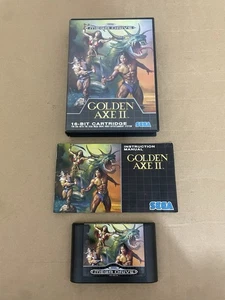 Sega Mega Drive Golden Axe 2 CIB Boxed Pal Version tested Fast Despatch Next Day - Picture 1 of 21