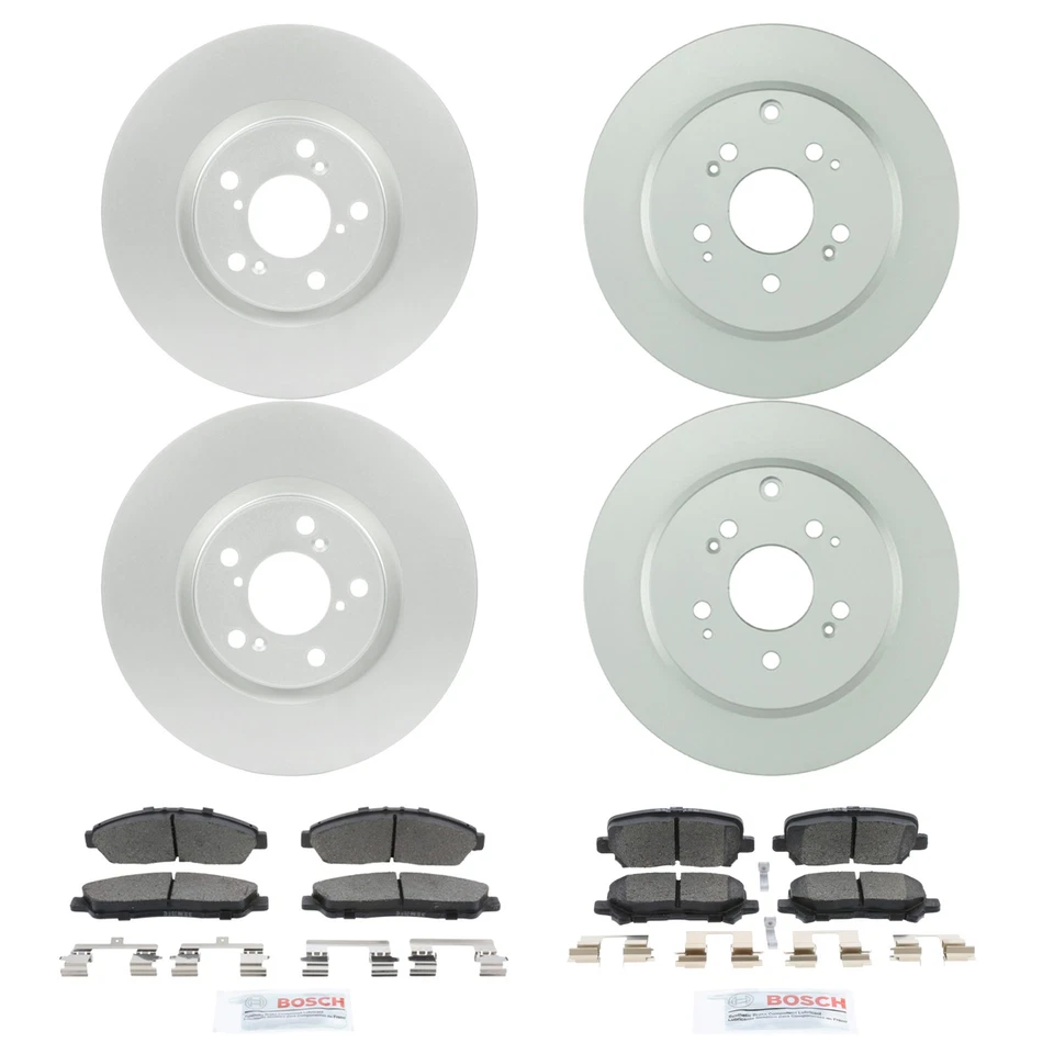 Kit de rotor de freno de disco delantero y trasero Bosch para Acura Foto 1 de 1