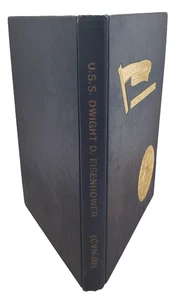 1978 USS Dwight D Eisenhower CVN-69 Navy Cruise Book Annual Building a Tradition - Picture 1 of 15