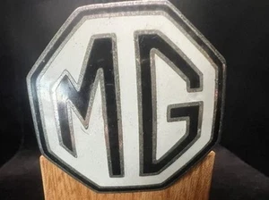 MG Badge Auto Morris Garages Radiator Grille Emblem Mascot Vintage 80 - Picture 1 of 8