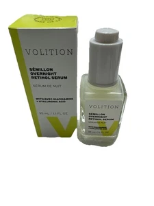 Volition Semillon Overnight Retinol Serum - Full Size 1,1 oz/35 ml nuovo scatola sigillata - Foto 1 di 3