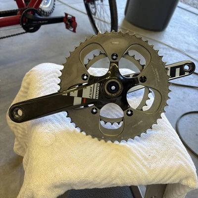 SRAM Red Carbon Double Road Crankset, 110BCD, 172.5mm - Image 1 of 4