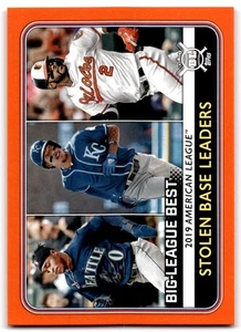 2020 Topps Big League ORANGE Mallex Smith/Adalberto Mondesi/Jonathan Villar - Picture 1 of 2