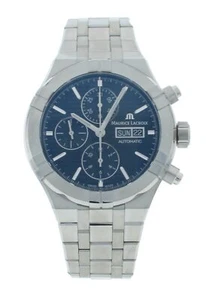 Reloj automático para hombre Maurice Lacroix Aikon esfera negra 44 mm AI6038-SS002-330-2 - Imagen 1 de 6