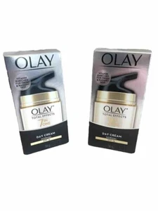 OLAY Total Effects 7 In One SPF 15 Lot of 2 Day Face Cream Lotion 1.7 OZ 50g New - Picture 1 of 9