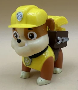 Paw Patrol Action Pack Rubble Action Figure Classic - Alto 2,5" - Giocattolo Giallo - Foto 1 di 7