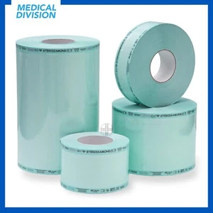 Rotolo per sterilizzazione con indicatori m 200x5/7,5/10/15/20/25/30/40cm rotoli - Foto 1 di 1