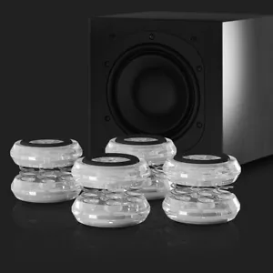 4PCS Spring Anti-vibration Speaker Spikes Amplifier DAC Isolation Stand Feet - Picture 1 of 8