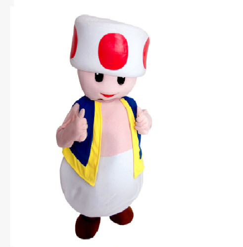 Toad Mario Bros Mascot Costume Adult Halloween Party Cosplay | eBay