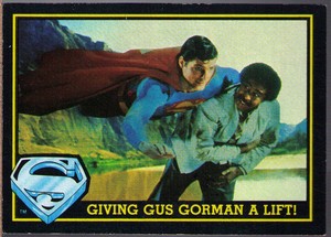 1983 Topps Superman III #92 Giving Gus Gorman A Lift