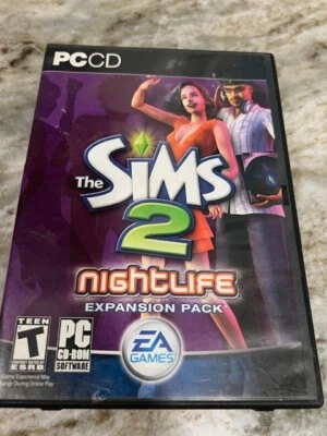 The Sims 2 Nightlife Expansion Pack PC Game CD Rom EA Games - Image 1 of 3