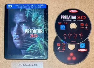 PREDATOR - EUROPEAN IMPORT (GERMAN) LENTICULAR 3D + 2D BLU RAY STEELBOOK - Image 1 of 4