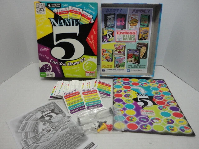 ¿Puedes nombrar 5? Juego de mesa de Endless Games Foto 1 de 4