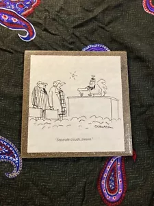 Vintage Cartoon Fliese "Separate Clouds Please" Schwadron - Bild 1 von 8