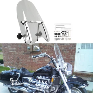 Parabrisas grande para moto Honda Valkyrie 1500 1800 18x16" 7/8" 1" 1,25 bar - Imagen 1 de 13