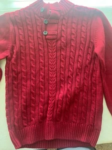 Gymboree Cable Knit Sweater Boys Size Large 10-12 Long Sleeve - Picture 1 of 3