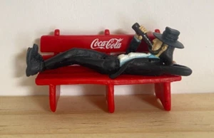 Daisuke Jigen Lupin the Third Coca Cola Collab Mini Figure Bench From Japan - Picture 1 of 10