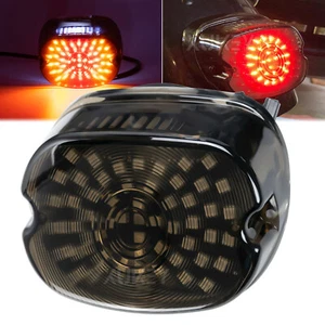 LED Rear Tail Light Brake Smoke for Harley Touring Dyna Glide Softail Sportster - Picture 1 of 9