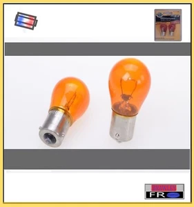 Ampoule pour clignotant orange de voiture PY21W LOT de 2 Pcs Pour Voiture/Moto - Imagen 1 de 3