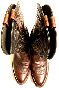 Stivali da cowboy da uomo Ariat taglia 9 D stile western ottime condizioni - Foto 1 di 9