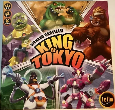 Richard Garfield Rey de Tokio 2ª Edición 2016 Juego de Mesa Caja Abierta Completo Iello Foto 1 de 4