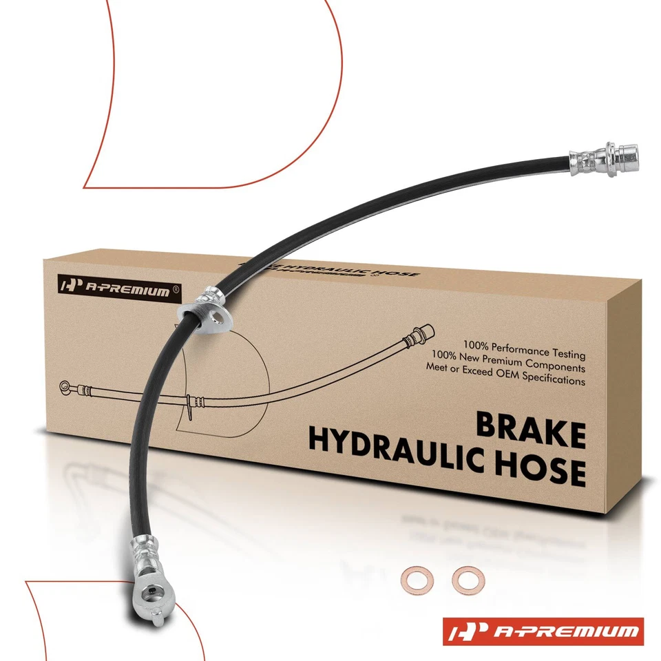 Manguera hidráulica de freno delantera derecha para Toyota Highlander 08-09 Venza RX350 10-14 Foto 1 de 4