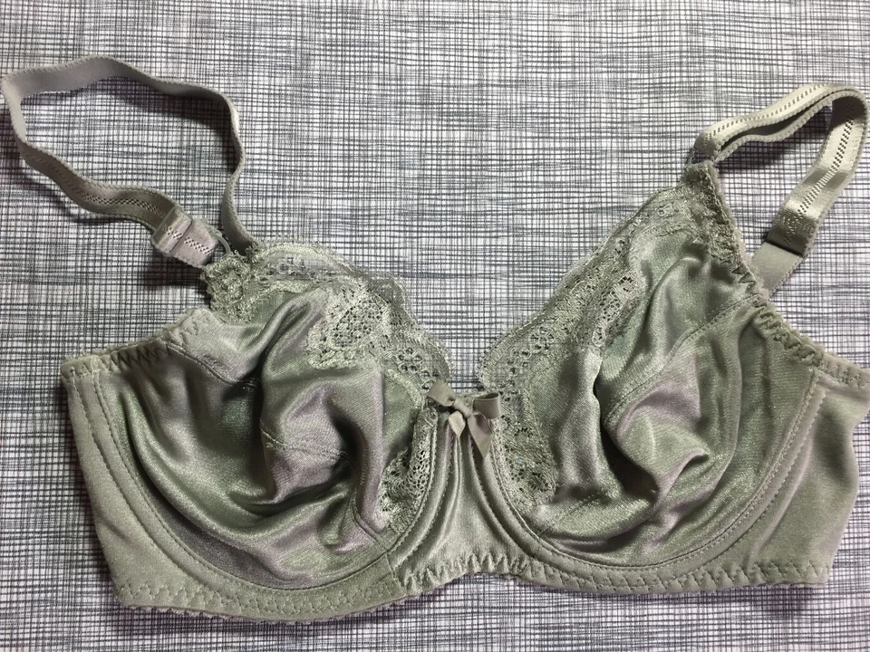 Sujetador 32D Vintage Años 70 WARNER Nylon Sedoso Lycra Elastizado UW Hecho en EE. UU. Foto 1 de 4