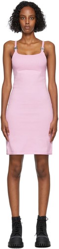 ALYX L58507 Womens Pink Knit Disco Dress Size L