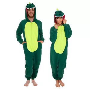 NWT FUNZIEZ! - Dinosaur Slim Fit Adult Unisex Novelty Union Suit Small Costume - Picture 1 of 7
